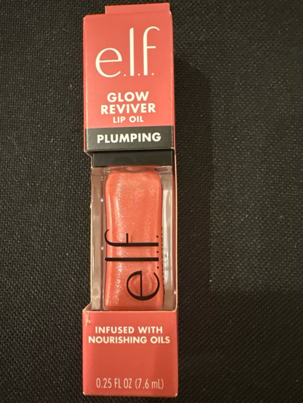 e.l.f. Glow Reviver Lip Oil Plumping - Coral Shimmer